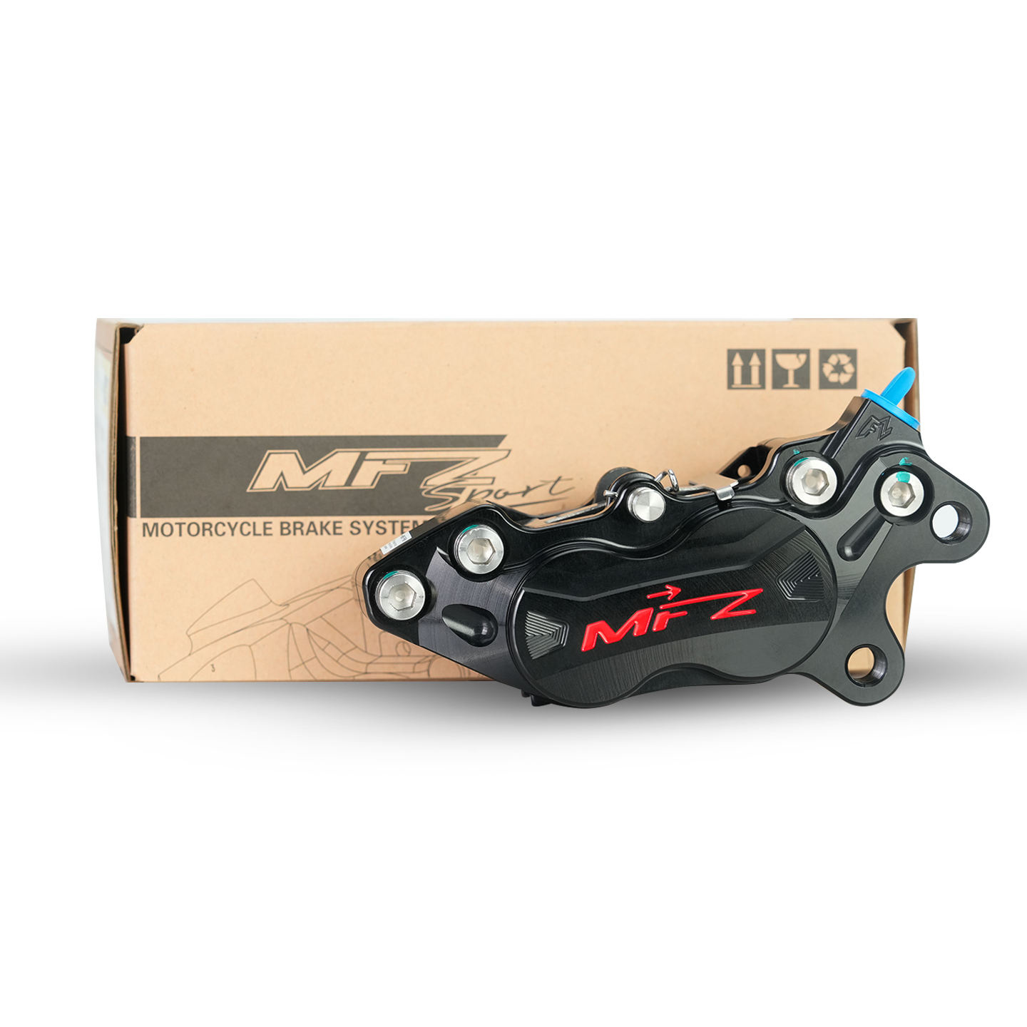 CFA-07R-40S-P4Brake Caliper (Epoxy Logo)Black