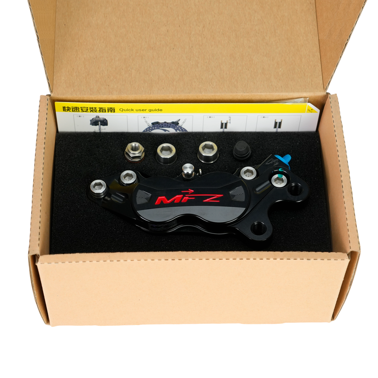 CFA-07R-40S-P4Brake Caliper (Epoxy Logo)Black