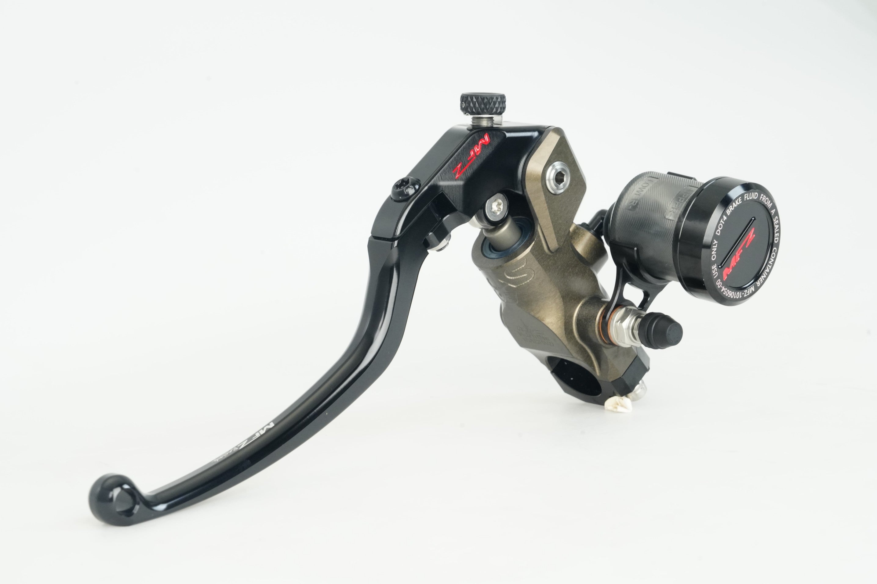 MCS-03R-17.5AB-19LLeft Separate Brake Master Cylinder – Hard Anodized Natural Finish