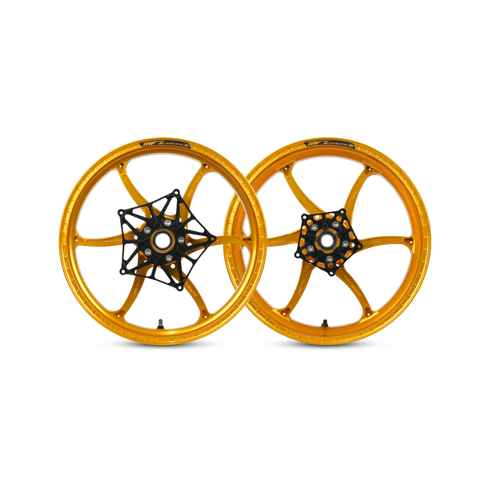 Forged Aluminum wheels / Rims KTM 250-390 Duke (U-6R Clown Model)