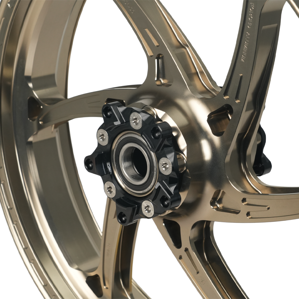 Forged Aluminum wheels / Rims Kawasaki Ninja ZX-10R (D-6RS Cyclone Model)