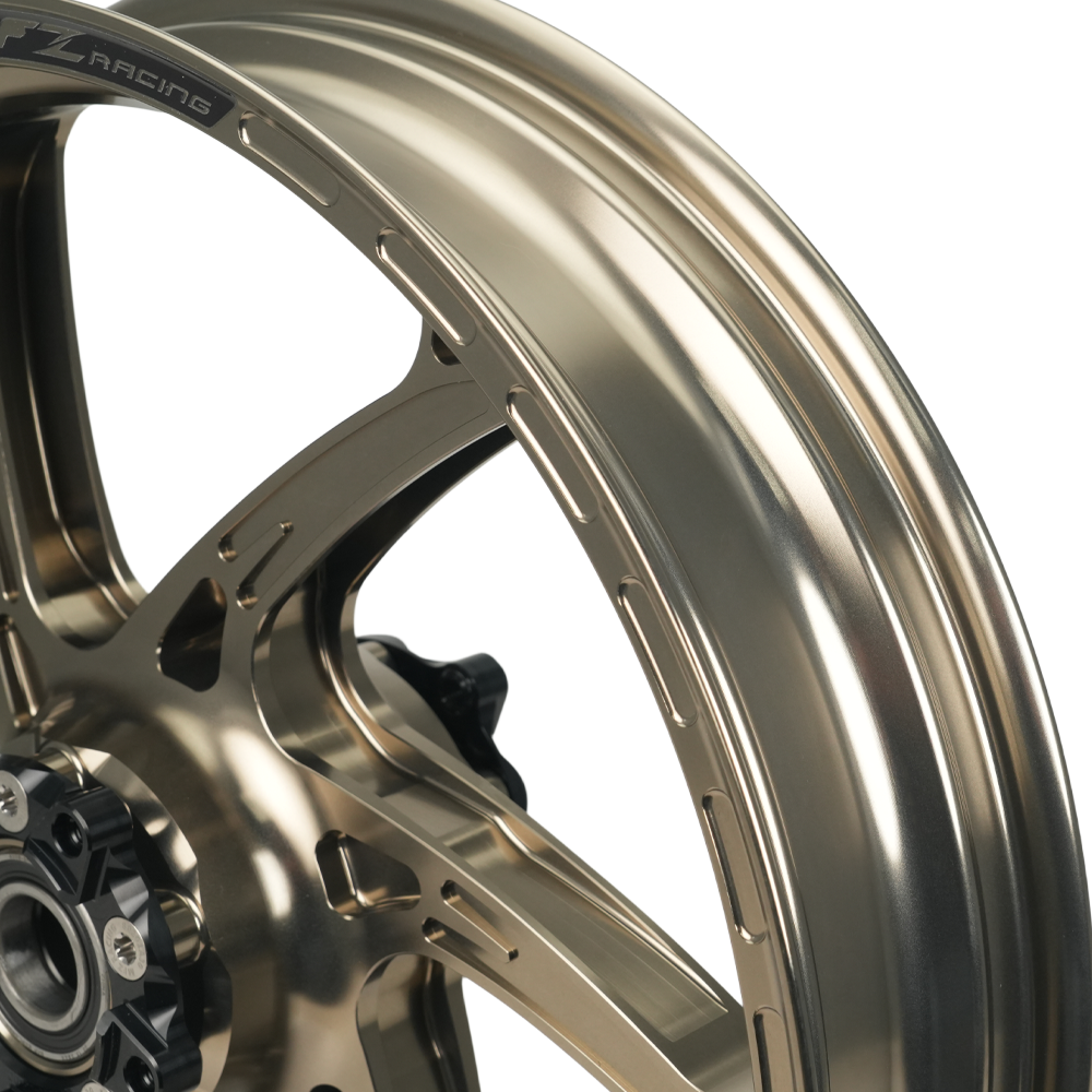 Forged Aluminum wheels / Rims Kawasaki Ninja ZX-10R (D-6RS Cyclone Model)