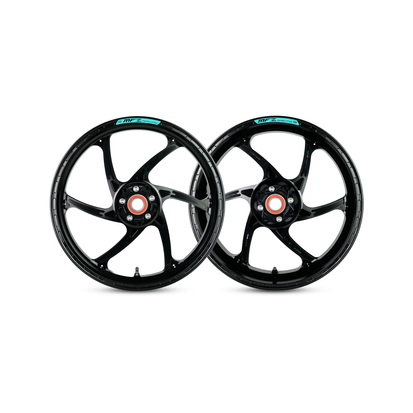 Forged Aluminum wheels / Rims Street Triple-765R (D-6RS Cyclone Model)