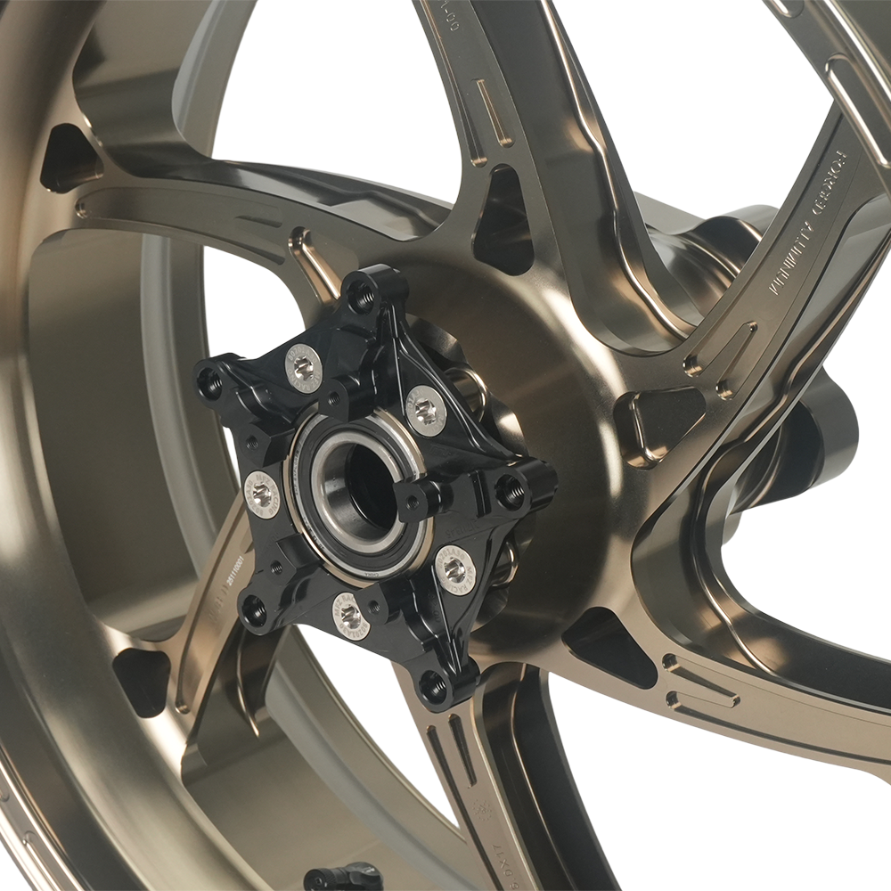 Forged Aluminum wheels / Rims YAMAHA-YZF-R1 (D-6RS Cyclone Model)