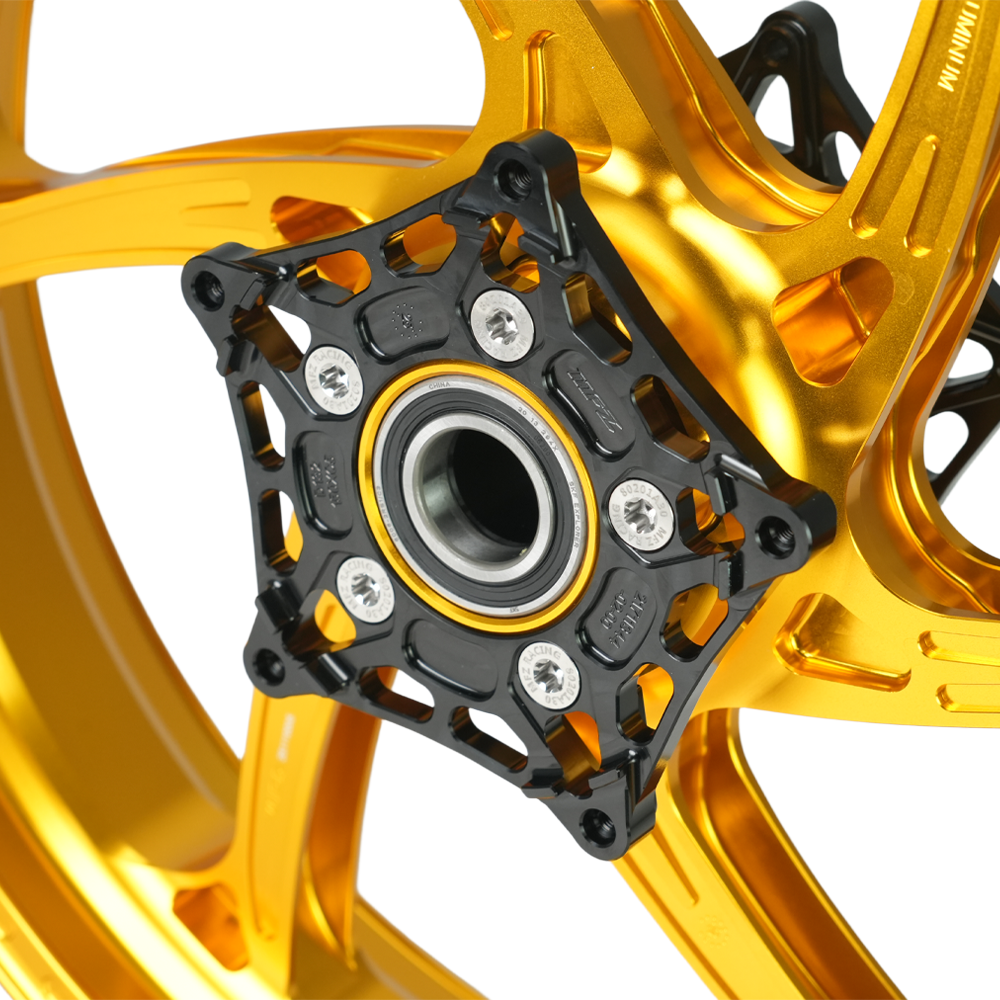 Forged Aluminum wheels / Rims YAMAHA-YZF-R1 (D-6RS Cyclone Model)