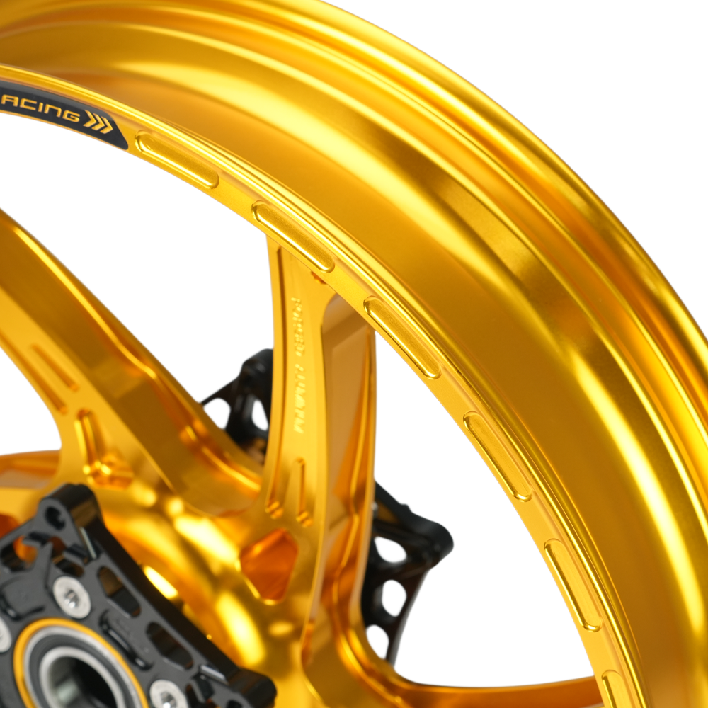 Forged Aluminum wheels / Rims YAMAHA-YZF-R1 (D-6RS Cyclone Model)