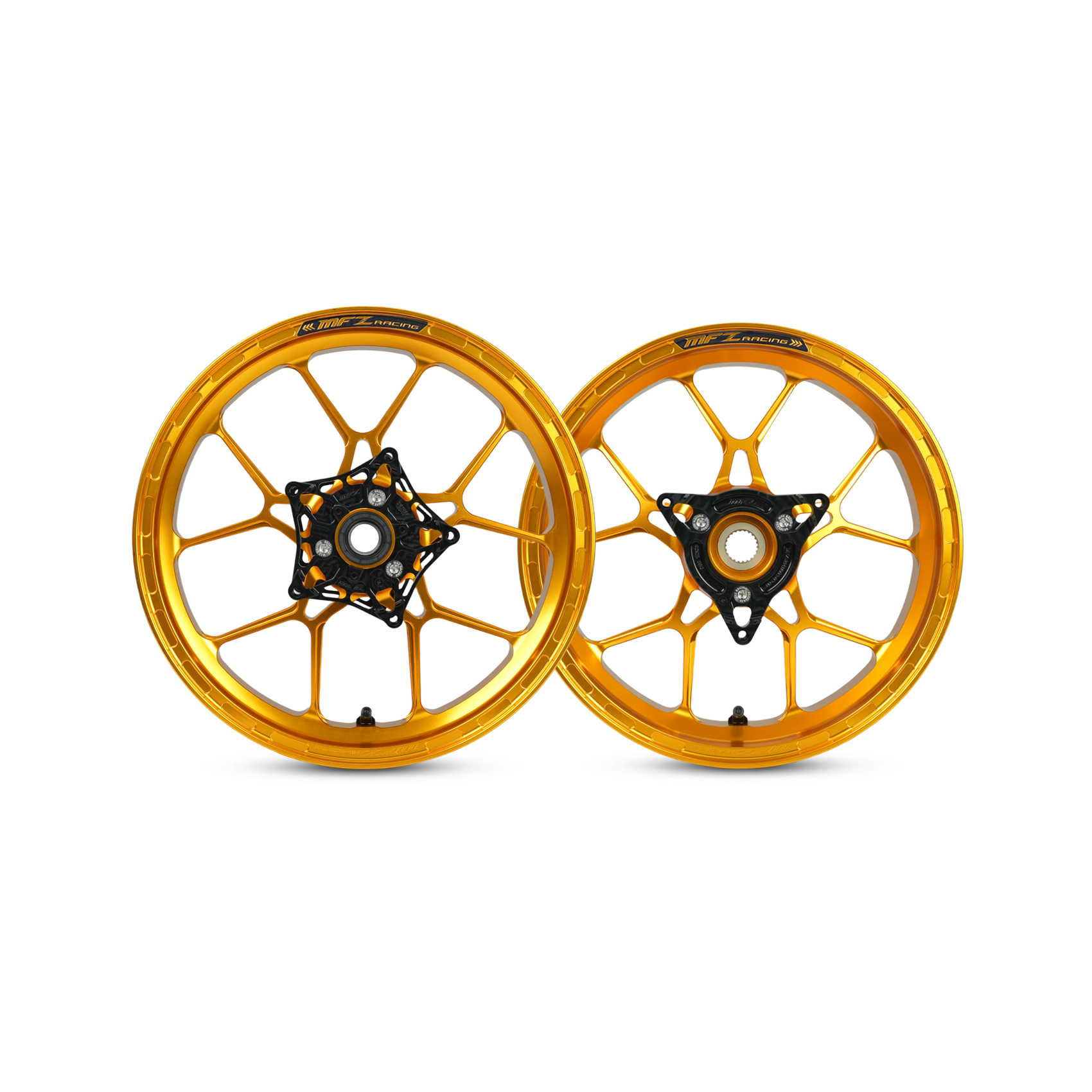 Forged Aluminum wheels / Rims YAMAHA X-MAX300 (E-10S Classic Gold)